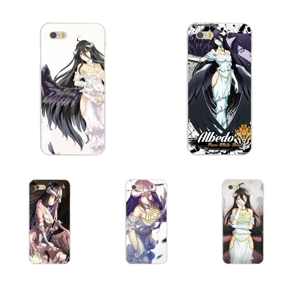 Сексуальная аниме девушка Overlord Albedo для Huawei P7 Honor 4C 5A 5C 5X 6 6C 6A 6X 7 7X 8 9 V8 V10 Y3II Y5II Y6II G8 Play