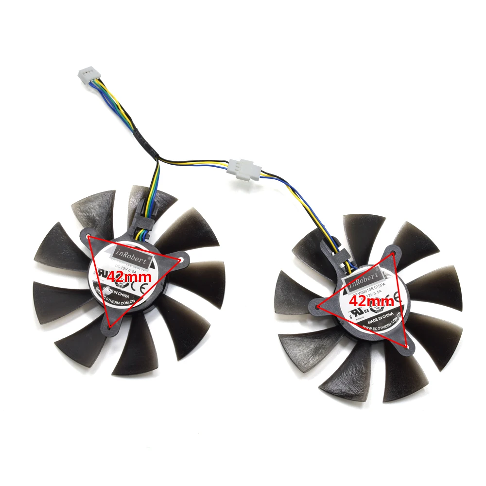 Вентилятор охлаждения для видеокарты ZOTAC GTX1060 6 ГБ GTX 1070 Mini 1060 GFY09010E12SPA GA91S2H 85 мм 4