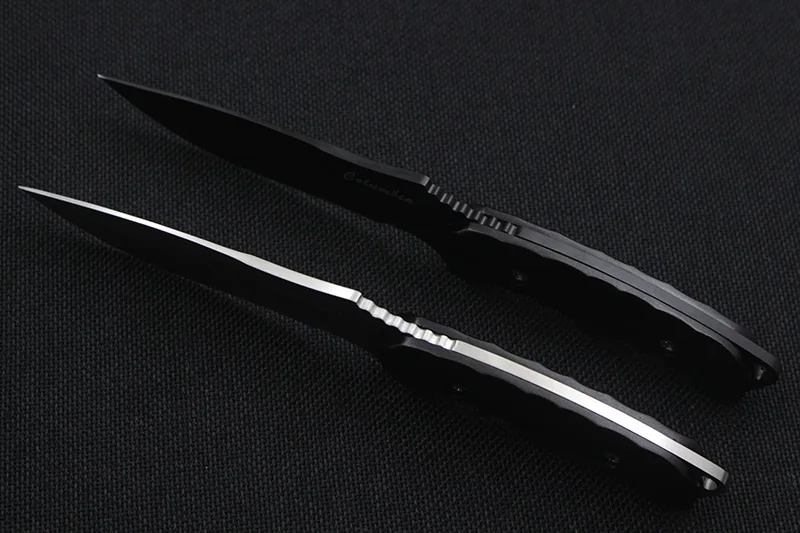 CS холодного качества Спидер Универсальный прямой нож боевой складной походный