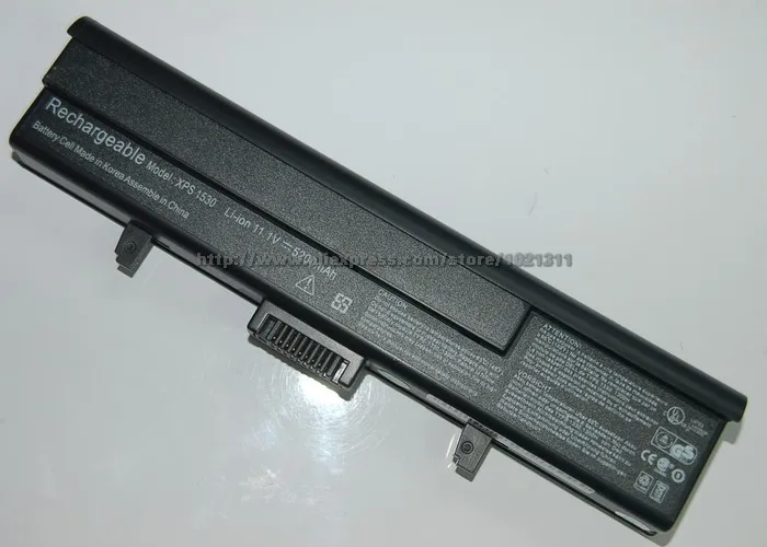 6 ячеек батареи для Dell XPS M1530 312-0660 312-0662 312-0663 451-10528 451-10529 GP975 RN897 RU006 RU030 TK330 XT828 XT832 |