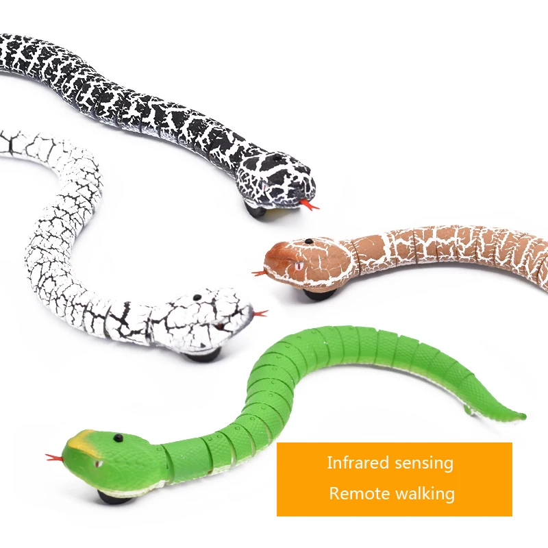 Новинка змея с дистанционным управлением Гремучая животное трюк ужасающий