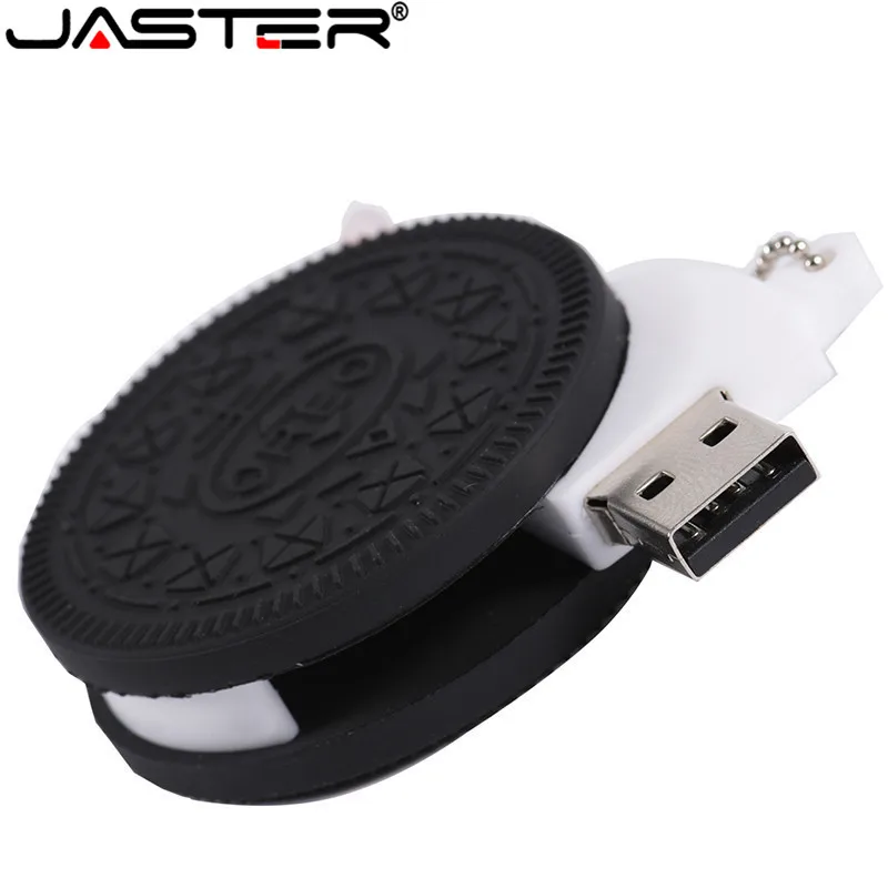 JASTER мультфильм Oreo модель печенья usb2.0 4 ГБ 8 ГБ 16 ГБ 32 ГБ 64 ГБ флеш-накопитель USB флеш-накопитель креативный Подарочный флэш-Стик флешка