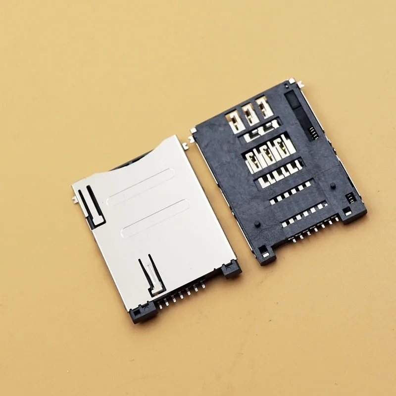 100 шт 6 + 1P sim карта само нажимной соединитель слот 7P карты для настольного ПК|slot
