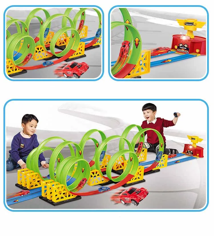 Hot Wheels Трек Электрический городской автомобиль квадратный автоподъемник скоростная автоскоростная модель машины Hotwheels Voiture автомобильные игрушки для детей подарок на день рождения CDR08