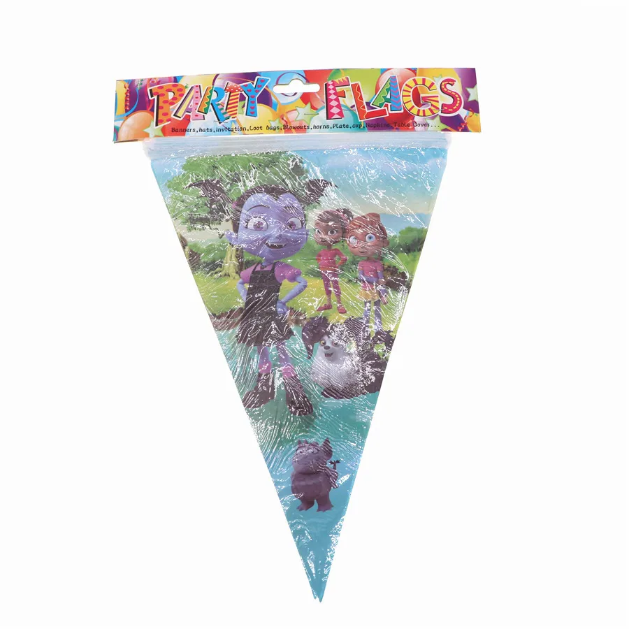 6 шт./партия Vampirina тема для девочек одноразовая коробка конфет День рождения, детский душ тема столовая посуда все для праздника