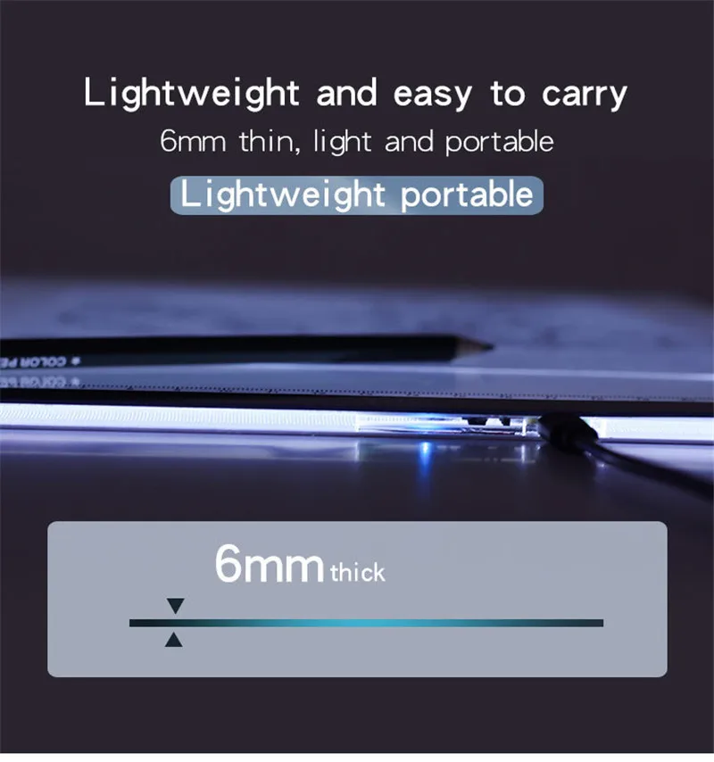 Dimmable A4 размер светодиодный светильник планшет алмазная живопись защита глаз яркая копировальная доска алмаз вышивка рисунок планшет