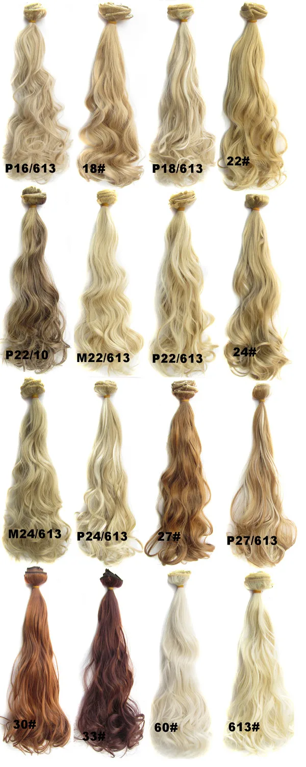 Girlshow клип в на синтетический Dip dye волос 7 шт./компл. 2" длинные волнистые термостойкость волокна ломбер волос MS-888, 90 г/компл