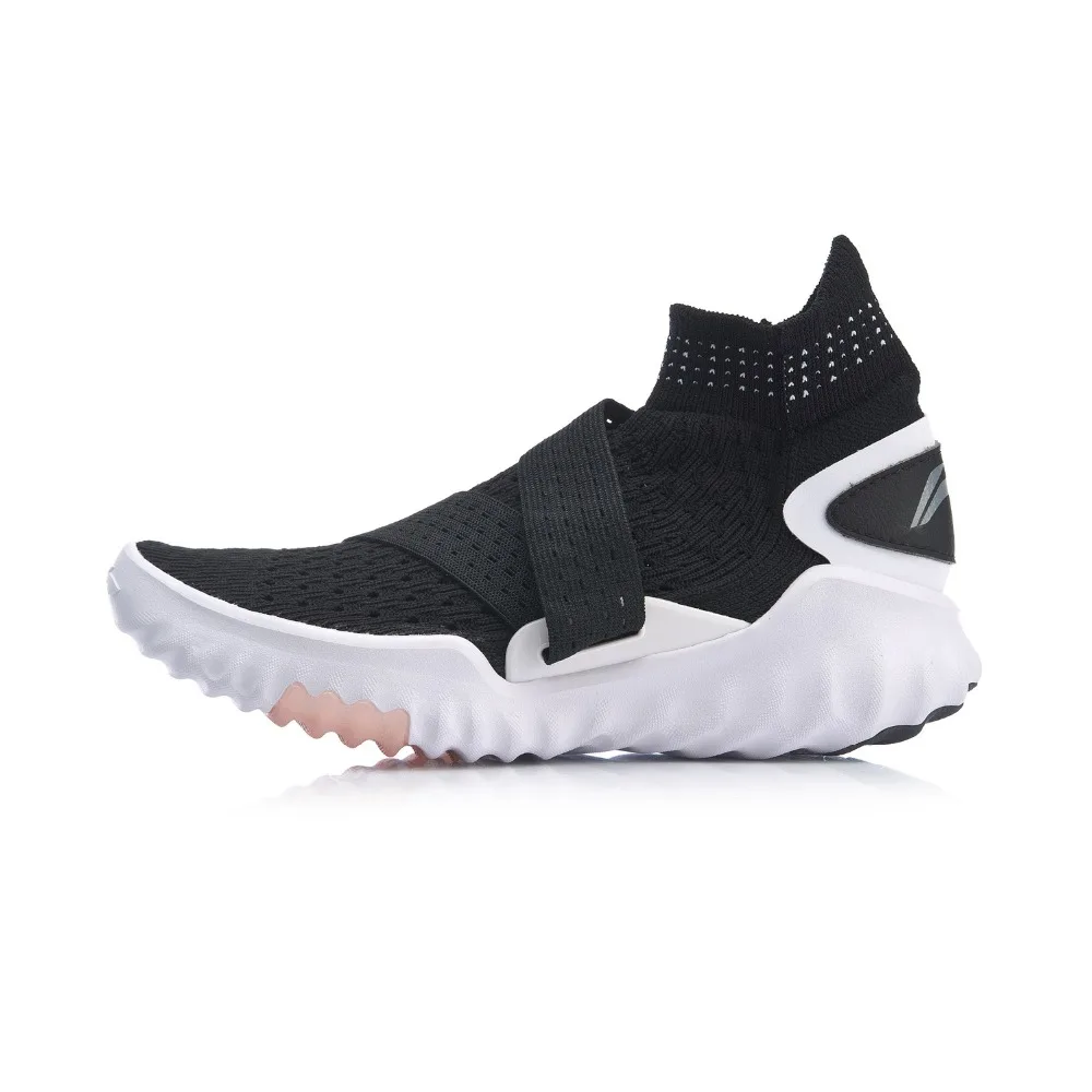 Женские кроссовки носки Li Ning с 3D эффектом профессиональная умная обувь для