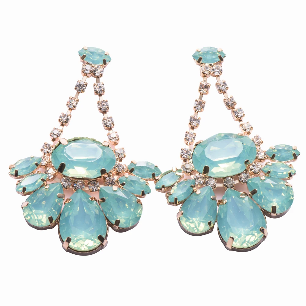 2015 горячая распродажа элегантных женщин серьги потрясающие золота заполнены