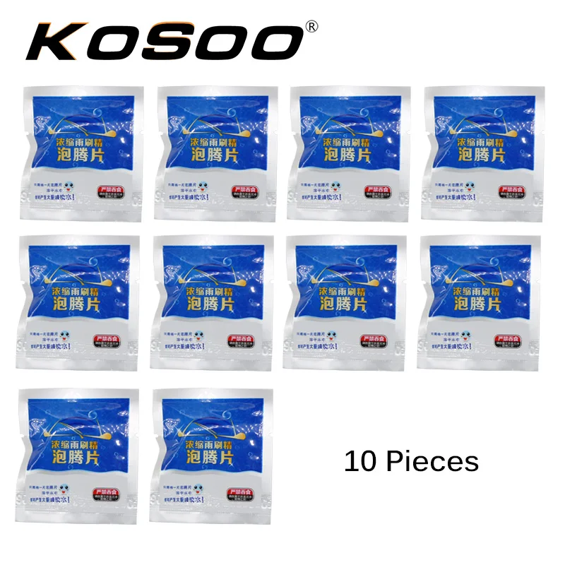 10 Piece KOSOO 10 шт. Очистка Авто окна ветровой экран лобовое стекло экран жидкость твердый концентрат стеклоочиститель очиститель - Цвет: 10 Piece