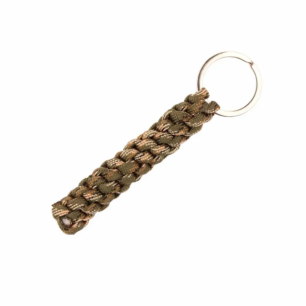 army green camo CAMPINGSKY Паракорд Браслет 550 Паракорд брелок для кемпинга на открытом воздухе выживания Оборудование парашютный Шнур Веревка Брелок - Цвет: army green camo