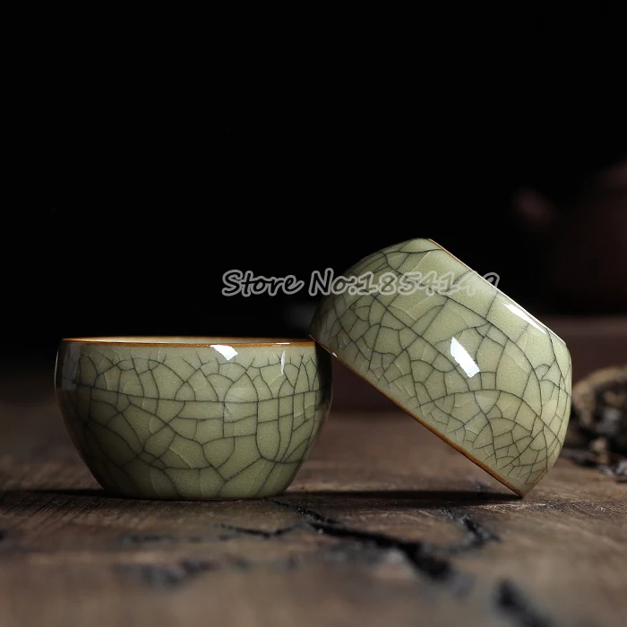 WIZAMONY 1 шт. Китайский Longquan Celadon фарфоровая китайская гайвань чайное блюдце чаша для