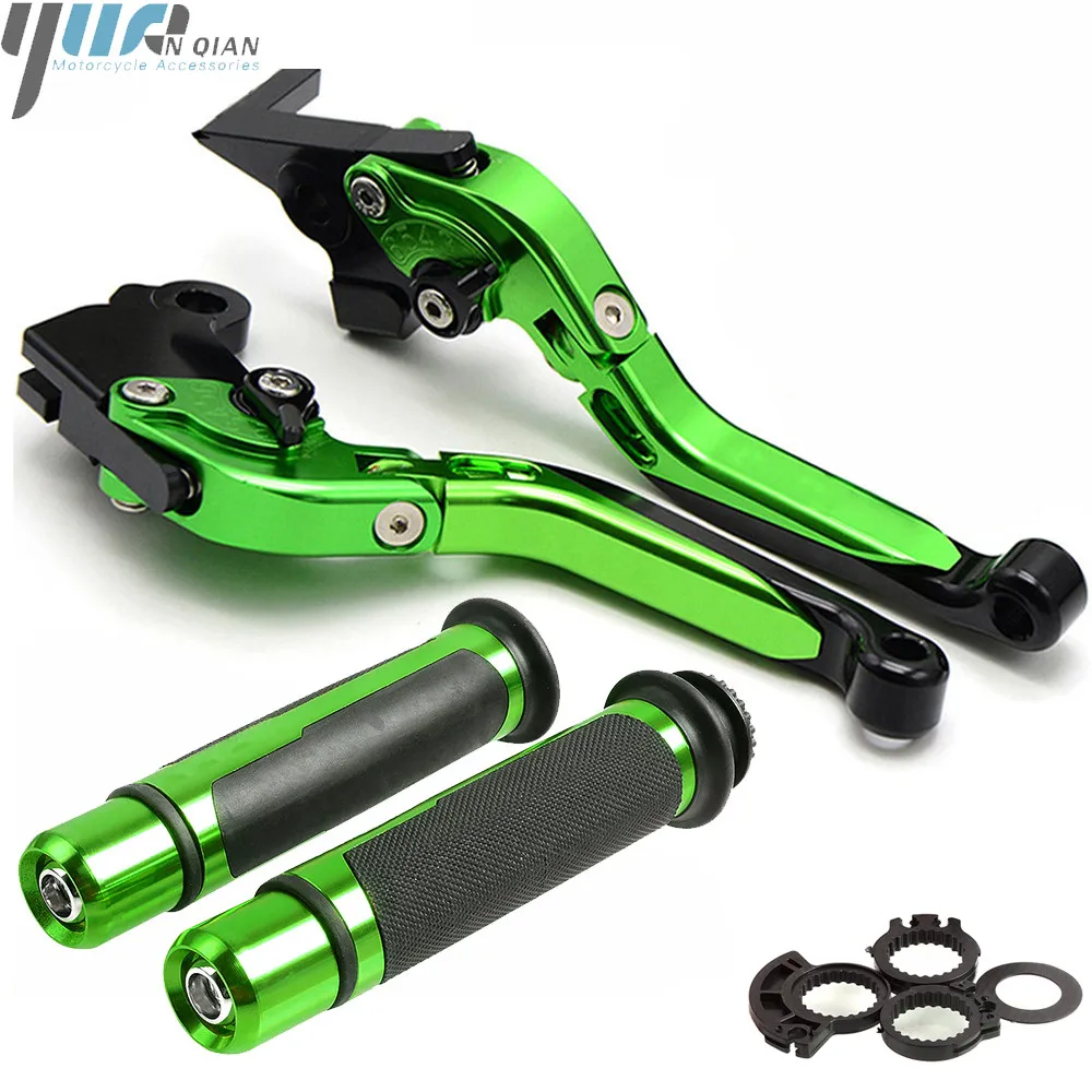 CNC регулируемые складные Тормозные ручки сцепления для Kawasaki NINJA250/300R Z250/Z300/VERSYS 300X 08