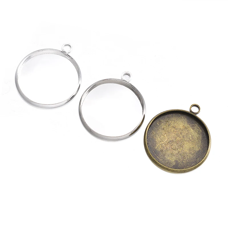 20 шт. круглые Кабошоны 10/12/14/16/20 мм|bezel blank|round cabochonblank bezel |