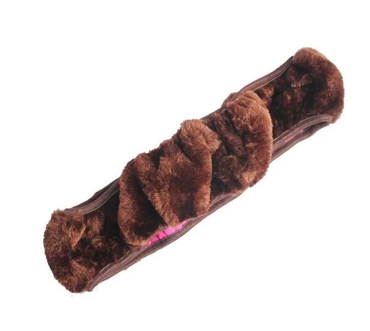 Plush telescopic steering wheel cover car imitation wool Grips / winter plush four colors | Автомобили и мотоциклы