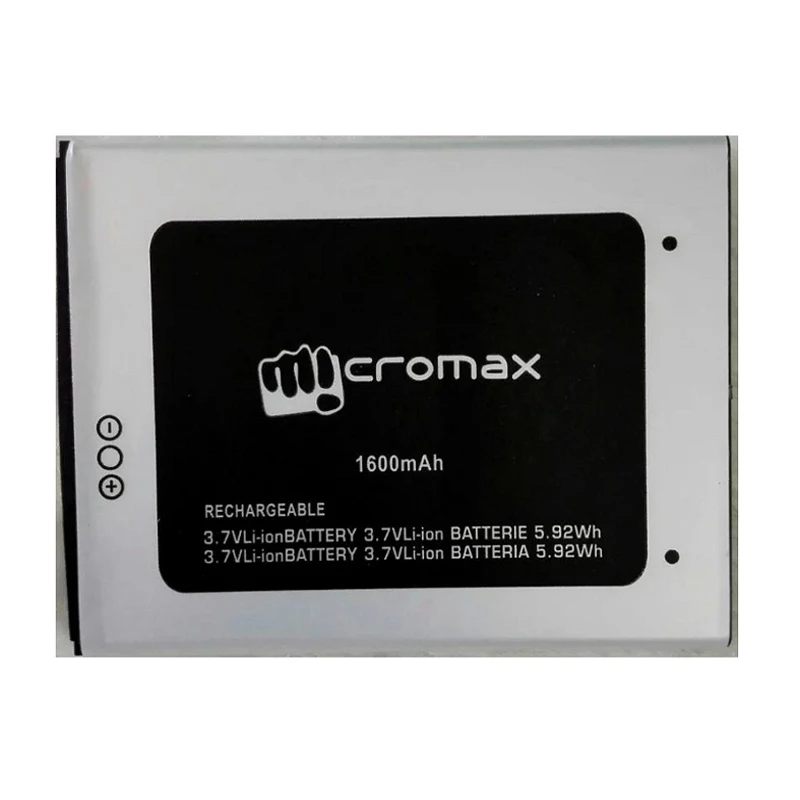 Розничная продажа новые оригинальные высокое качество Micromax D320 Батарея 3.7 В 1600 мАч
