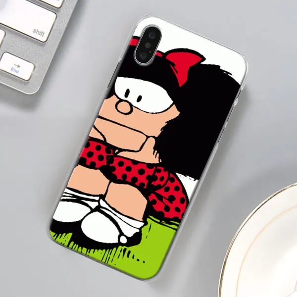 Mafalda чехол для телефона для Apple iPhone X XR 7 8 Plus 6 6s Plus XS MAX 11 Pro Max SE чехол для телефона Coque - Цвет: 13
