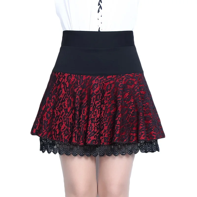 Женская короткая юбка в Корейском стиле свободные эластичные плиссированные