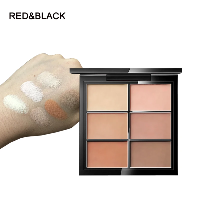 Красный и черный набор инструментов Makup включая матовое покрытие грунтовка основа HD свободная финишная пудра лицо румяна макияж набор