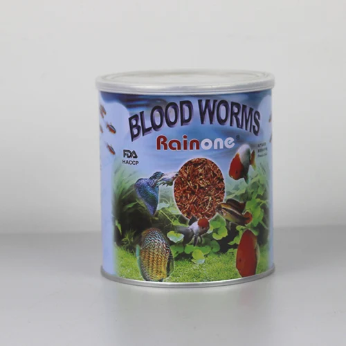 Blood Worm 45 г Замороженные сушеные красные насекомые Крови червь корм для тропических рыб - Цвет: Blood Worm