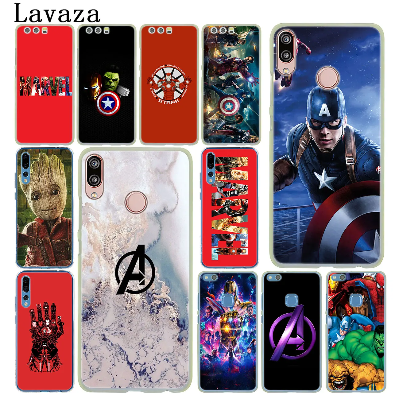 Чехол с логотипом Lavaza Marvel Avengers Endgame Thanos для Huawei Y9 Y7 Prime 2019 2018 Honor 20 8A 8X8 9X10 Lite 7C 7X 7A Pro |
