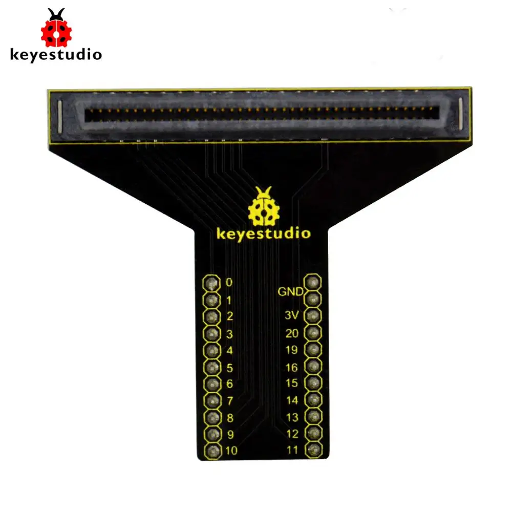 Keyestudio 3 В T образный микробитный модуль защитный адаптер для BBC Micro:Bit|Аксессуары