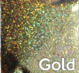 Gold (5grams) 5 г/пакет PGFK-004 новая галактика голографические лазерные хлопья большой размер лучший эффект для ногтей искусство Блеск супер голографический блеск - Цвет: Gold (5grams)