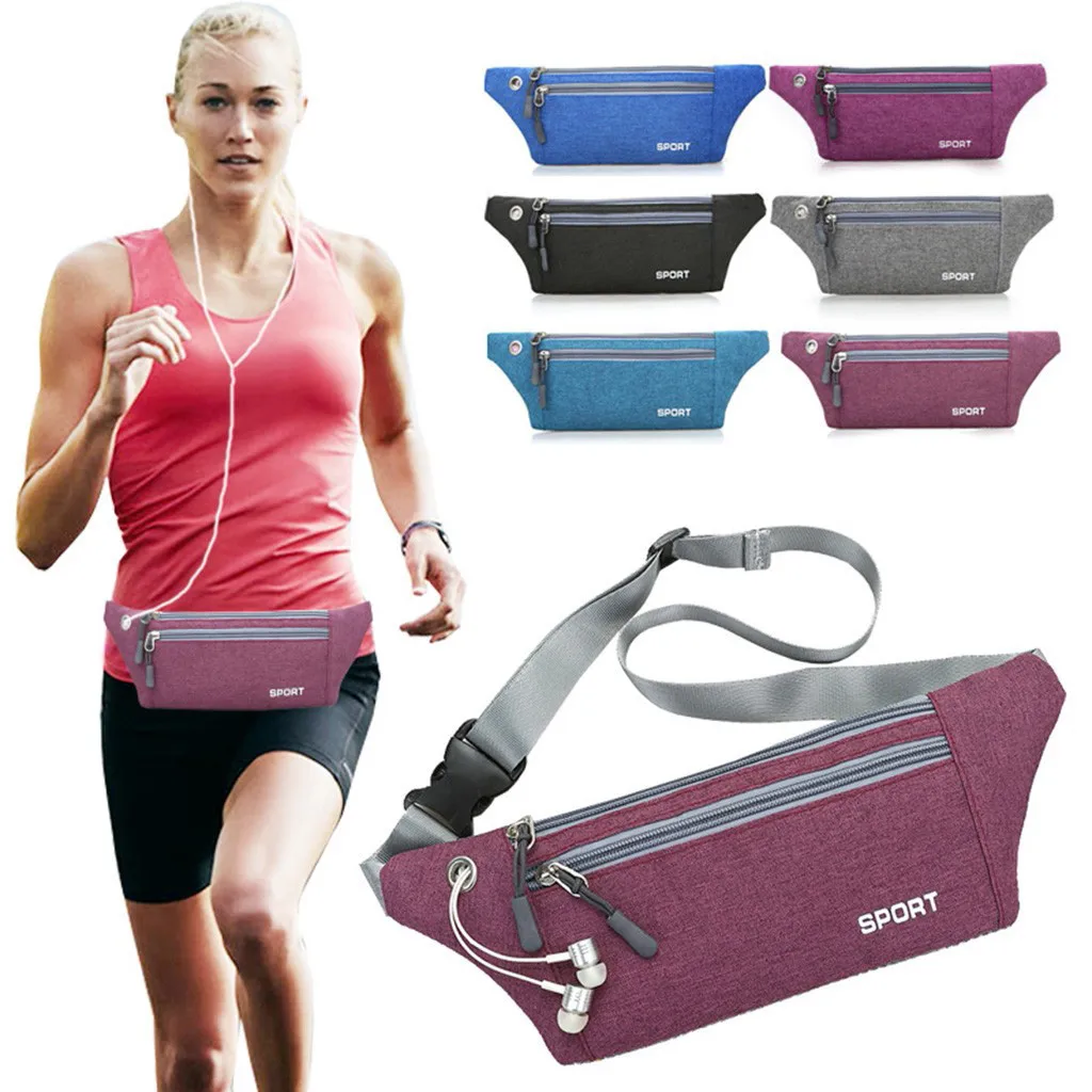 Поясная Сумка для женщин модная повседневная маленькая сумочка с двумя