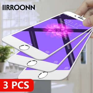 Защитное стекло для iPhone 6, 7, 8, 8 Plus, закаленное, в ассортименте.