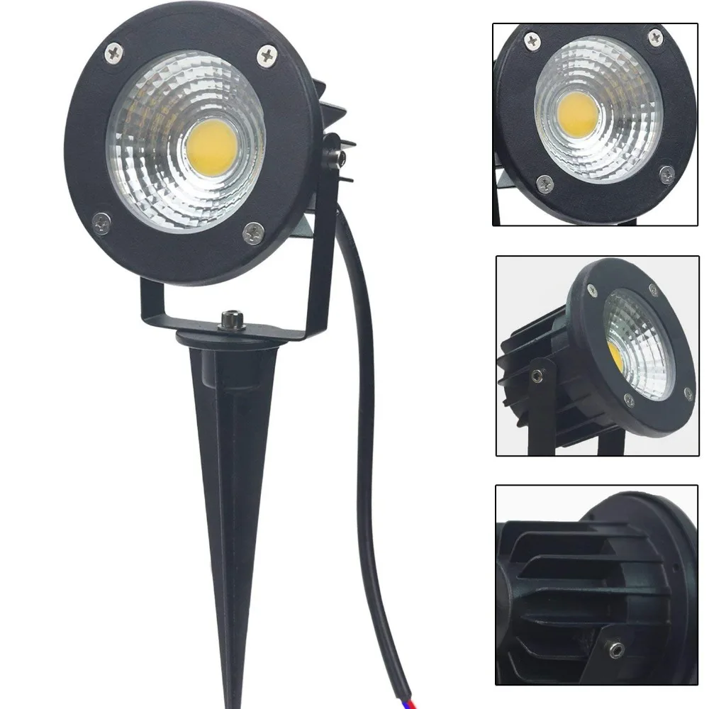 Светодиодные лампы для лужайки садовые светильники DC12V AC85 265V наружные IP65
