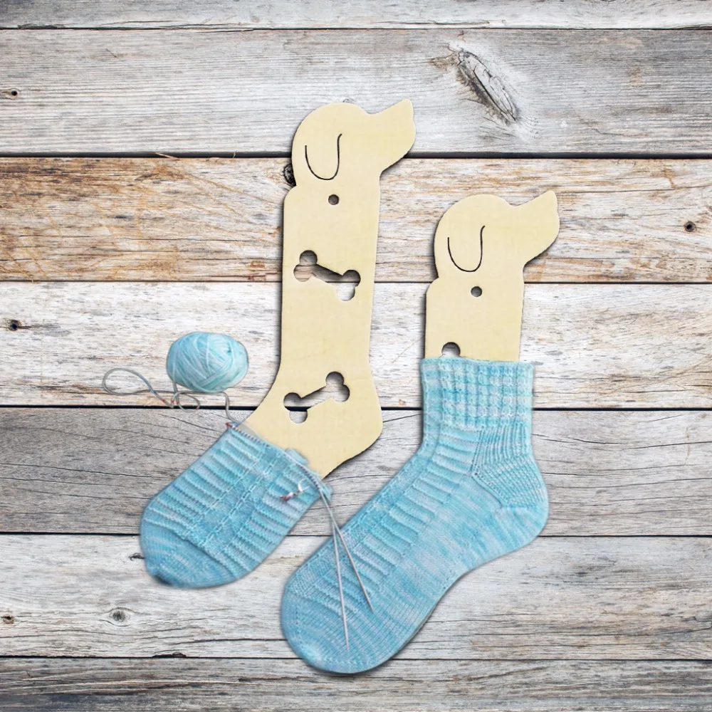 2 шт. носки из натурального дерева с вырезами для собак деревянные ручной