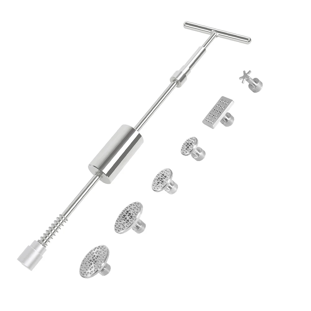Slide Hammer 4 PDR Инструменты 2 в 1 слайд Молоток обратный молоток безболезненный вмятин инструмент ремонта авто автомобиль тело вмятин Съемник комплект клей вкладки присоски - Цвет: Slide Hammer 4