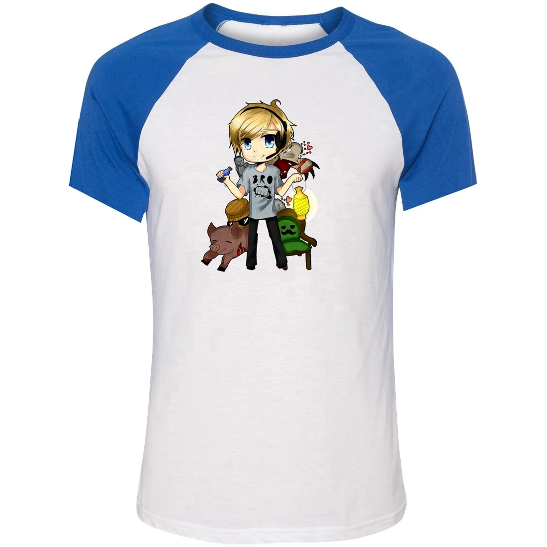 Летняя футболка унисекс Felix Arvid Ulf Kjellberg PewDiePie Pewds Legend of the Brofist Мужская с коротким