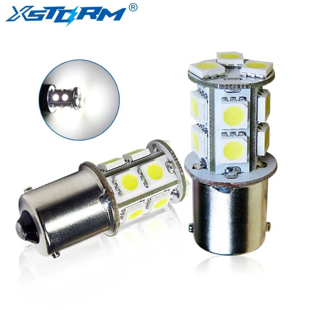 2 шт. 1156 BA15S 13 SMD белый светодиодный лампа p21w R5W автомобильные лампы сигнала