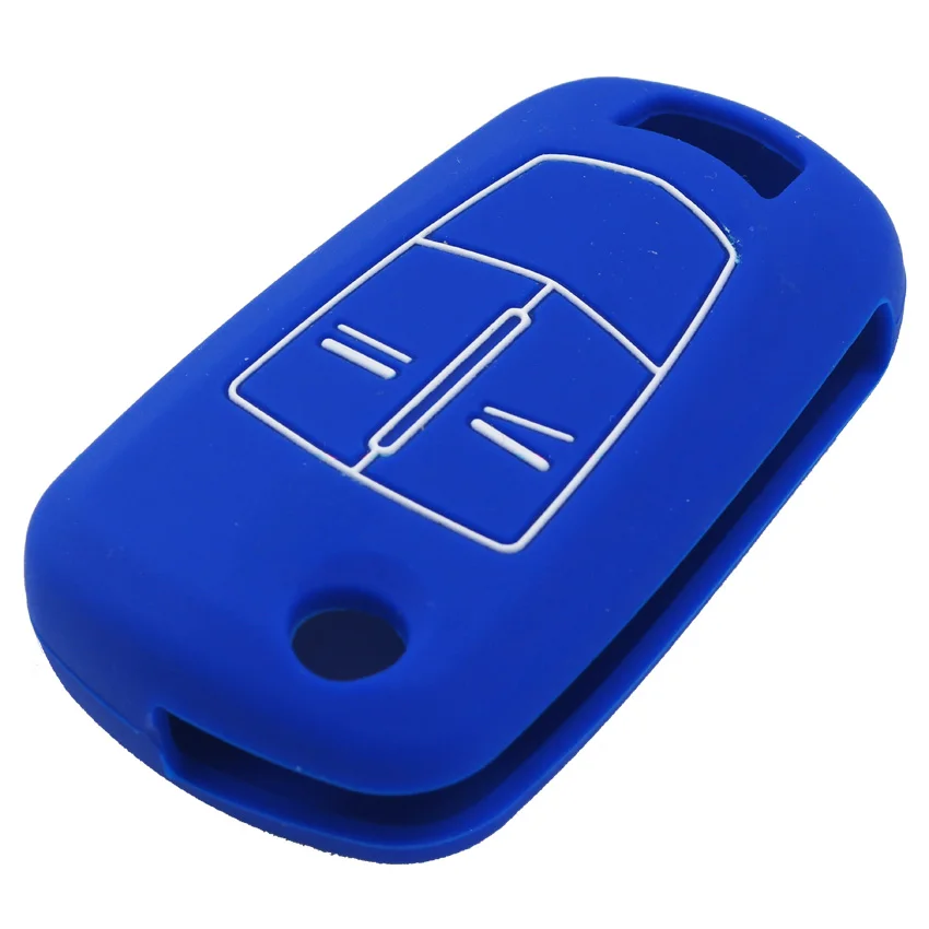 Силиконовый чехол книжка с 2 или 3 кнопками для автомобильного ключа Vauxhall Opel Corsa D