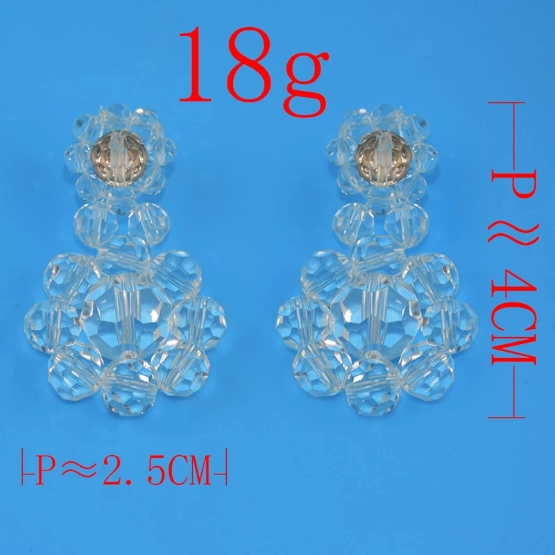 Большие африканские прозрачные акриловые полимерные серьги подвески в стиле