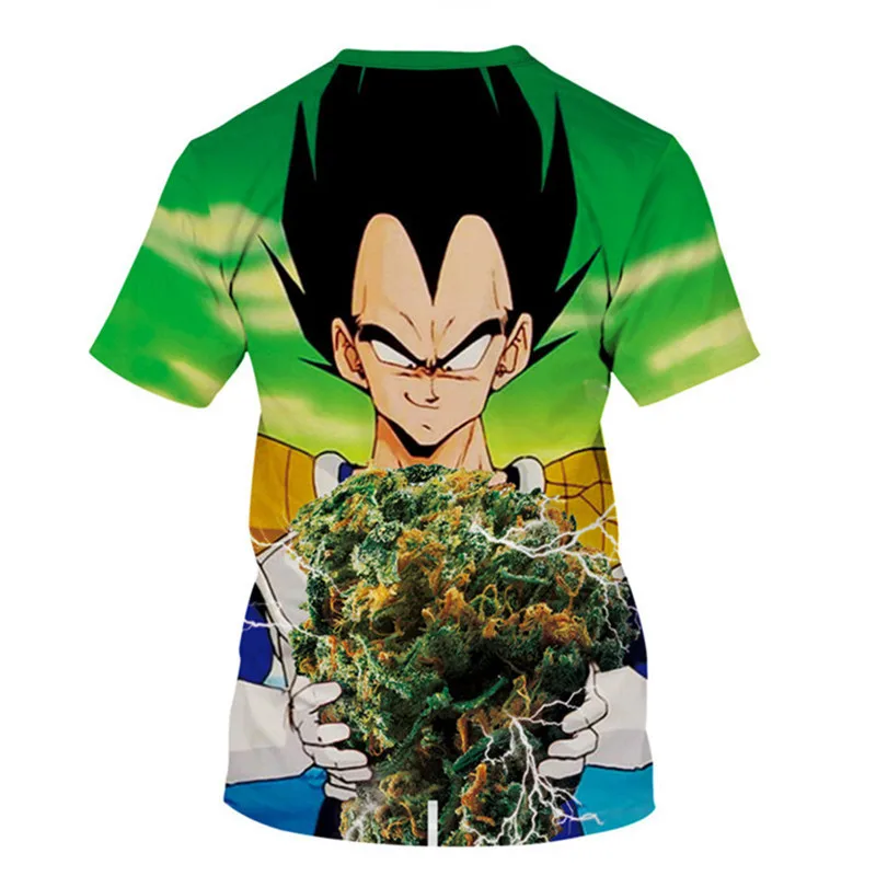 Футболки Dragon Ball Z с 3D принтом мужские и женские футболки летние коротким рукавом