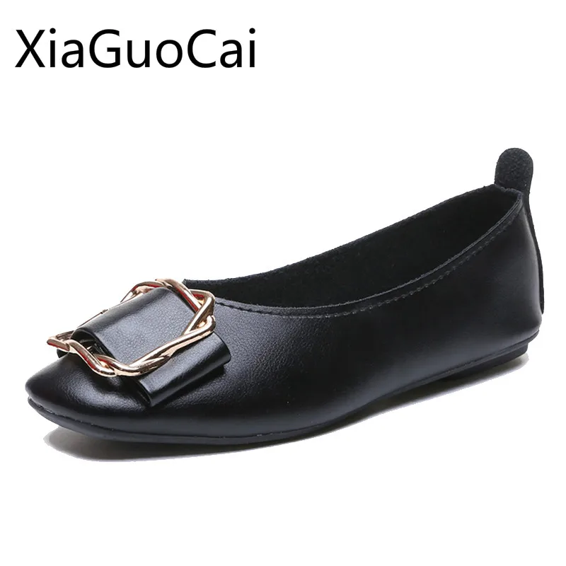 Женские мюли с закрытым носком туфли на плоской подошве круглый носок Горох в