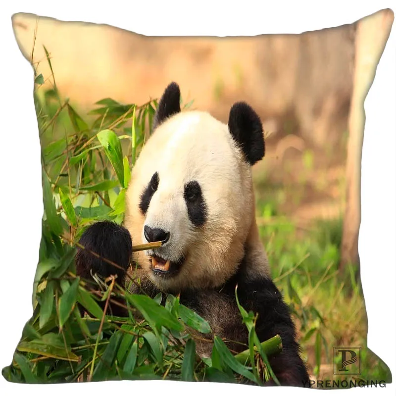 Square Pillowcase Заказная гигантская панда квадратная Наволочка на заказ молнии чехол для подушки(с одной стороны) 180522-02-22 - Цвет: Square Pillowcase