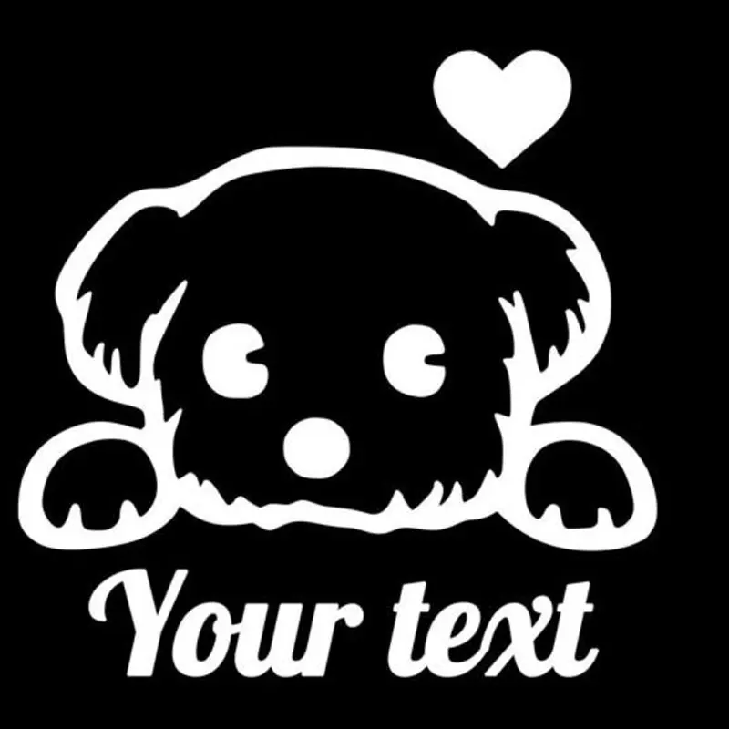 

11.5CM*11.5CM Lonely Dog For Car Sticker Car Stying Black Silver C8-0014