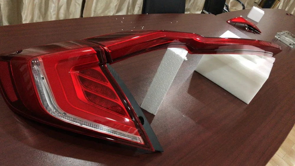 Высокое качество светодиодные задние длинные фонари для Honda civic автомобиль средняя лампа