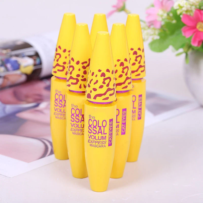 Черная тушь для ресниц Водонепроницаемые плотные Длинные Накладные ресницы