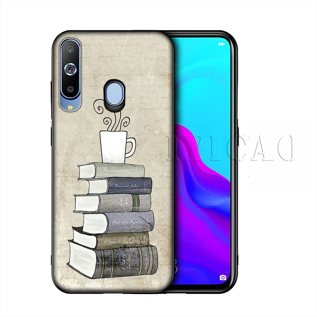 ОК но сначала кофе книга Девушка Мягкий силиконовый чехол для Samsung Galaxy A70 A60 A50 A40 A30