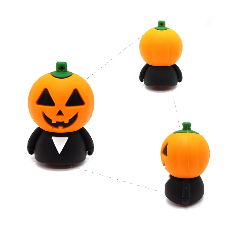 

USB stick cartoon Pumpkin monster usb flash drive 4GB 8GB 16GB 32GB 64GB pendrive memory stick Halloween gift pen drive cle usb