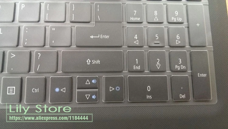Ультратонкий чехол для клавиатуры Acer Aspire E 15 6 дюйма защитная крышка из ТПУ
