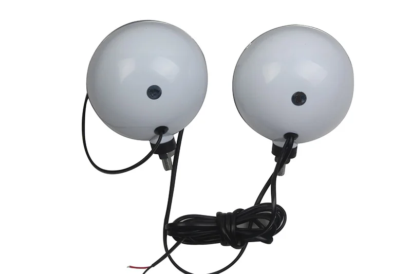 Мотоциклетная круглая Передняя мигающая лампа светодиодные красные синие