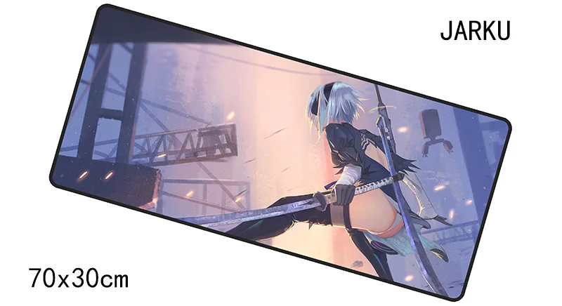 NieR Automata коврик для мыши лучший 700x300x3 мм игровой коврик для мыши геймер Коврик для мыши блокированный коврик клавиатура компьютерная padmouse ноутбук игровые коврики