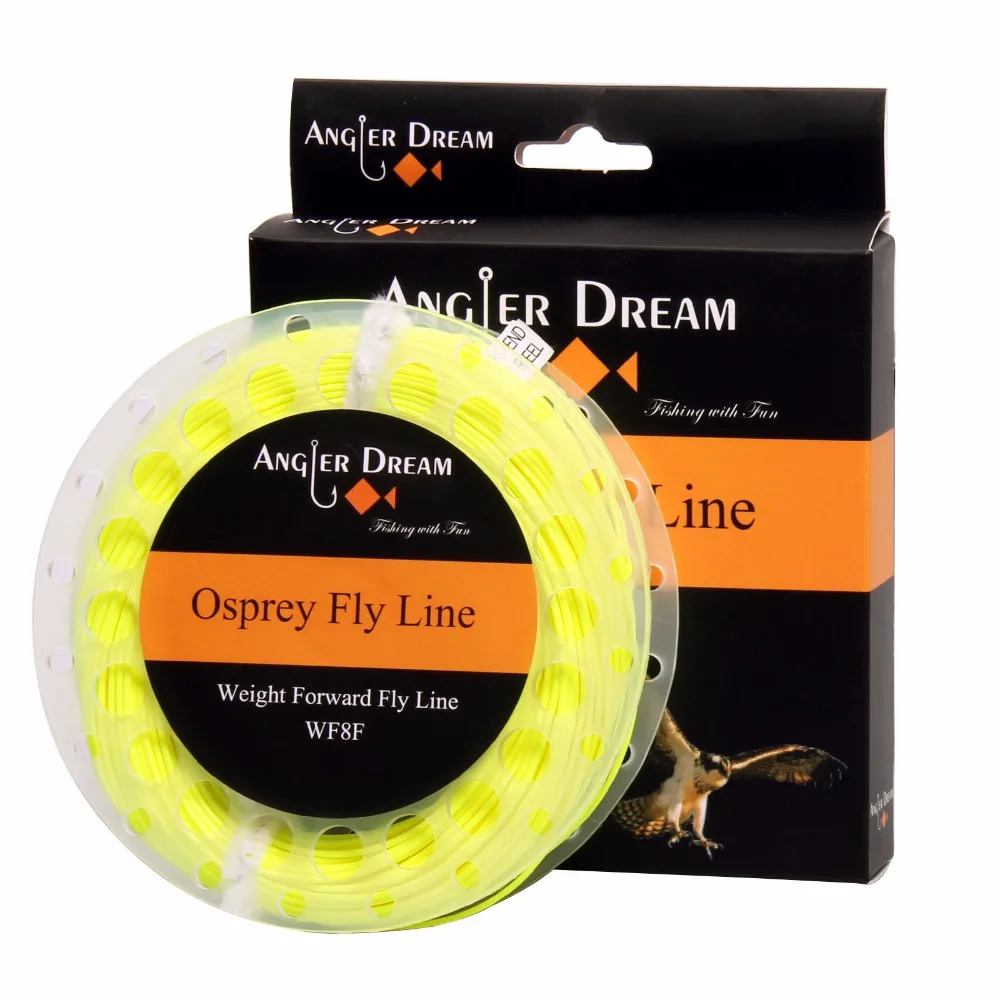 Рыболовная леска Fisher Dream вес 100 футов плавающая вперед 2wt/3wt/4wt/5wt/6wt/7wt/8wt две сварные