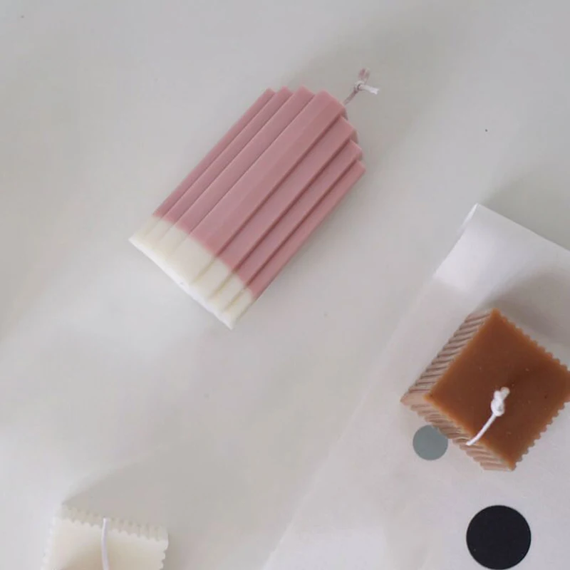 Прозрачная форма для свечей Пластиковая изготовления DIY аксессуары прессформы