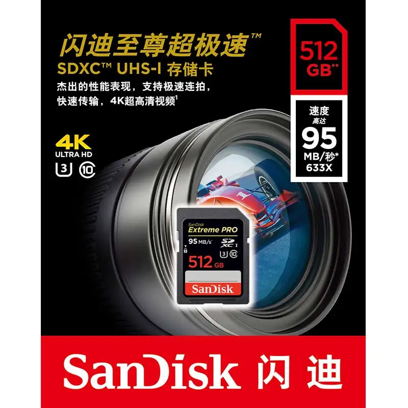 Карта памяти Sandisk Extreme Pro 512 ГБ 256 класс 10 | Компьютеры и офис